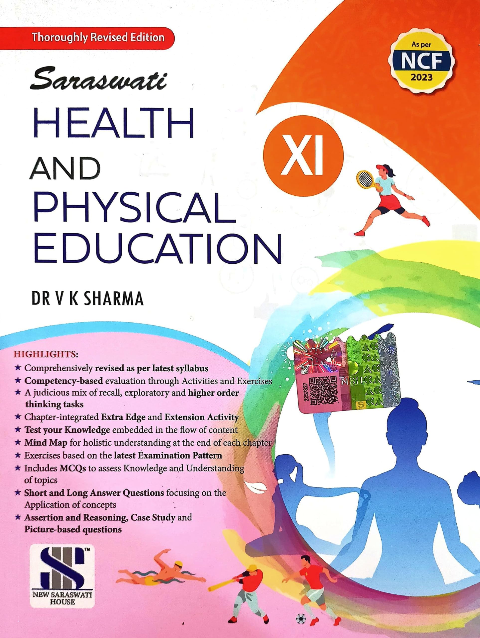 Saraswati Physical Education 11 for CBSE 2025-26 Exams (Latest